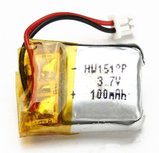 WLtoys batterij 3,7V 100mAh voor V646 en V676 WLtoys batterij 3,7V 100mAh voor V646 en V676