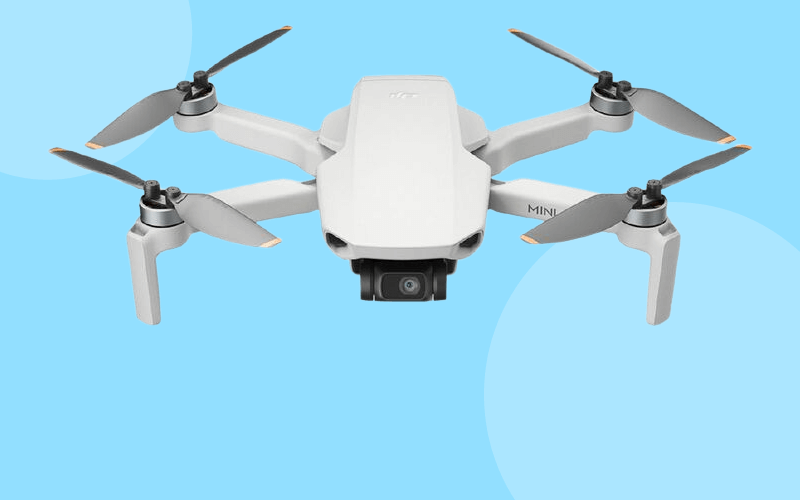 drone met camera